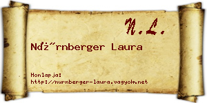 Nürnberger Laura névjegykártya